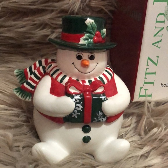 New in Box-Fitz and Floyd Lidded Snowman Box-Ceramic-2003 - Picture 14 of 16